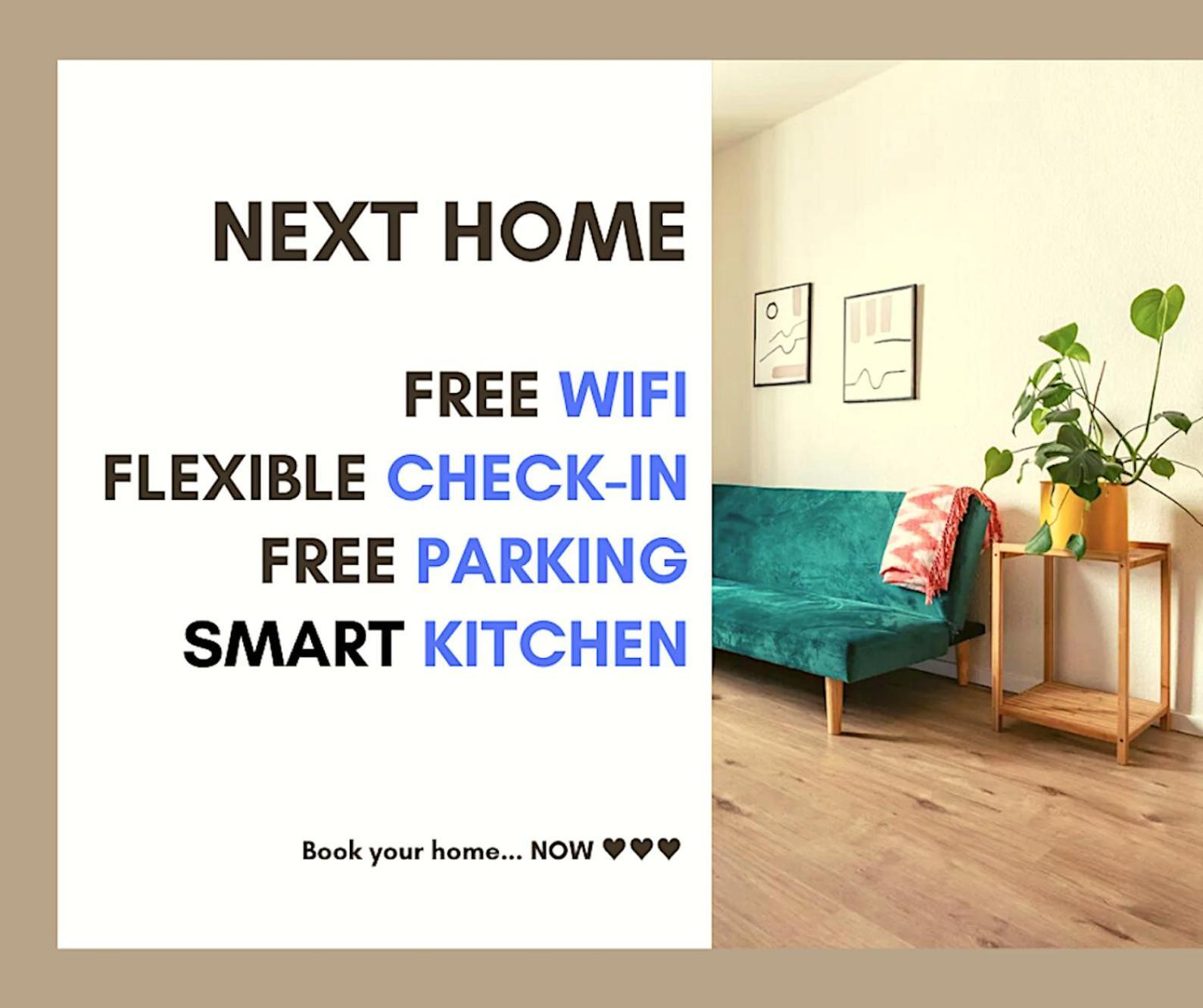 Next Home - Free Parking & Wifi - Badewanne Duisburg Luaran gambar